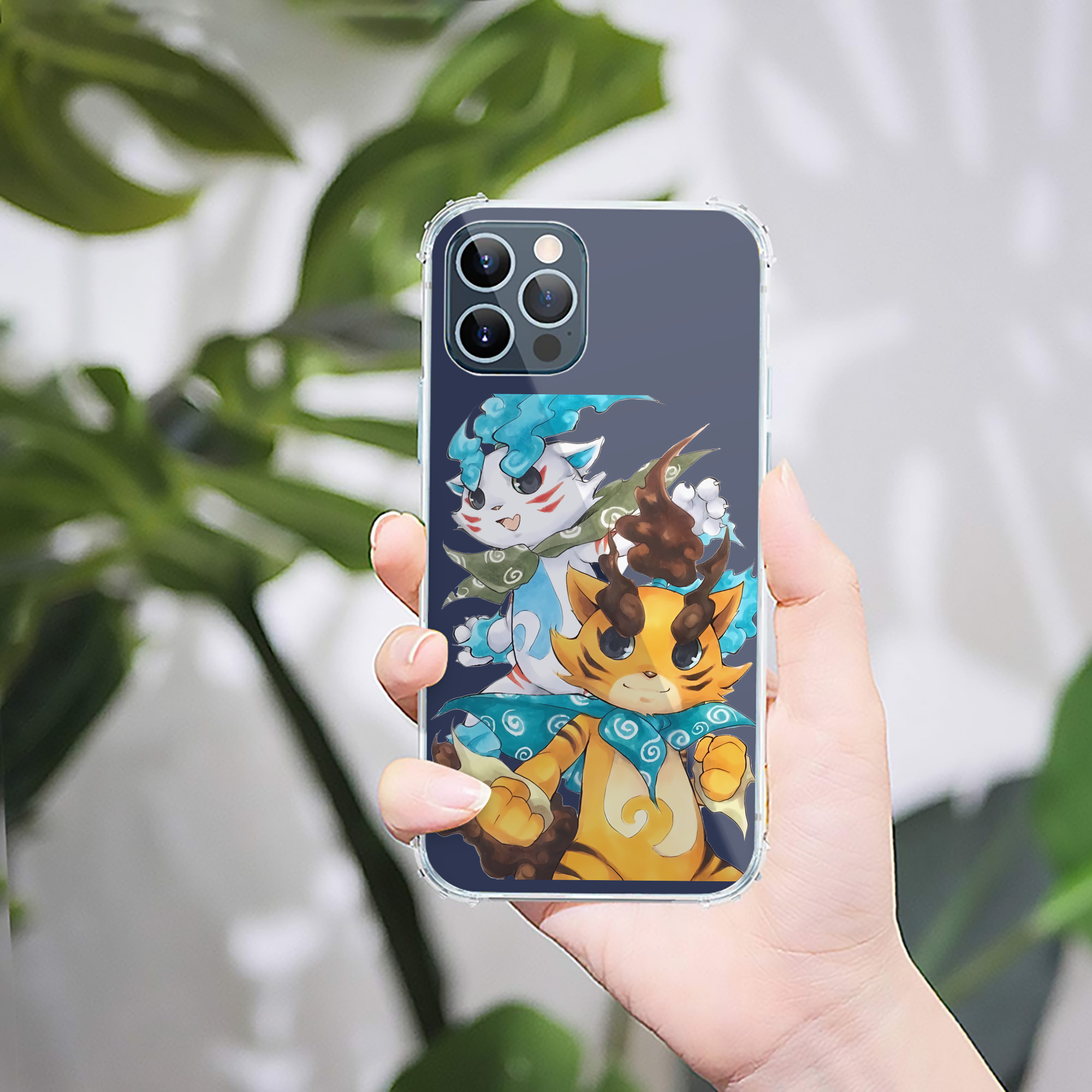 （画像用） 妖怪ウォッチ Yo-kai Watch 【iPhone 12シリーズ対応】透明スマホケース（クリアソフトケース）